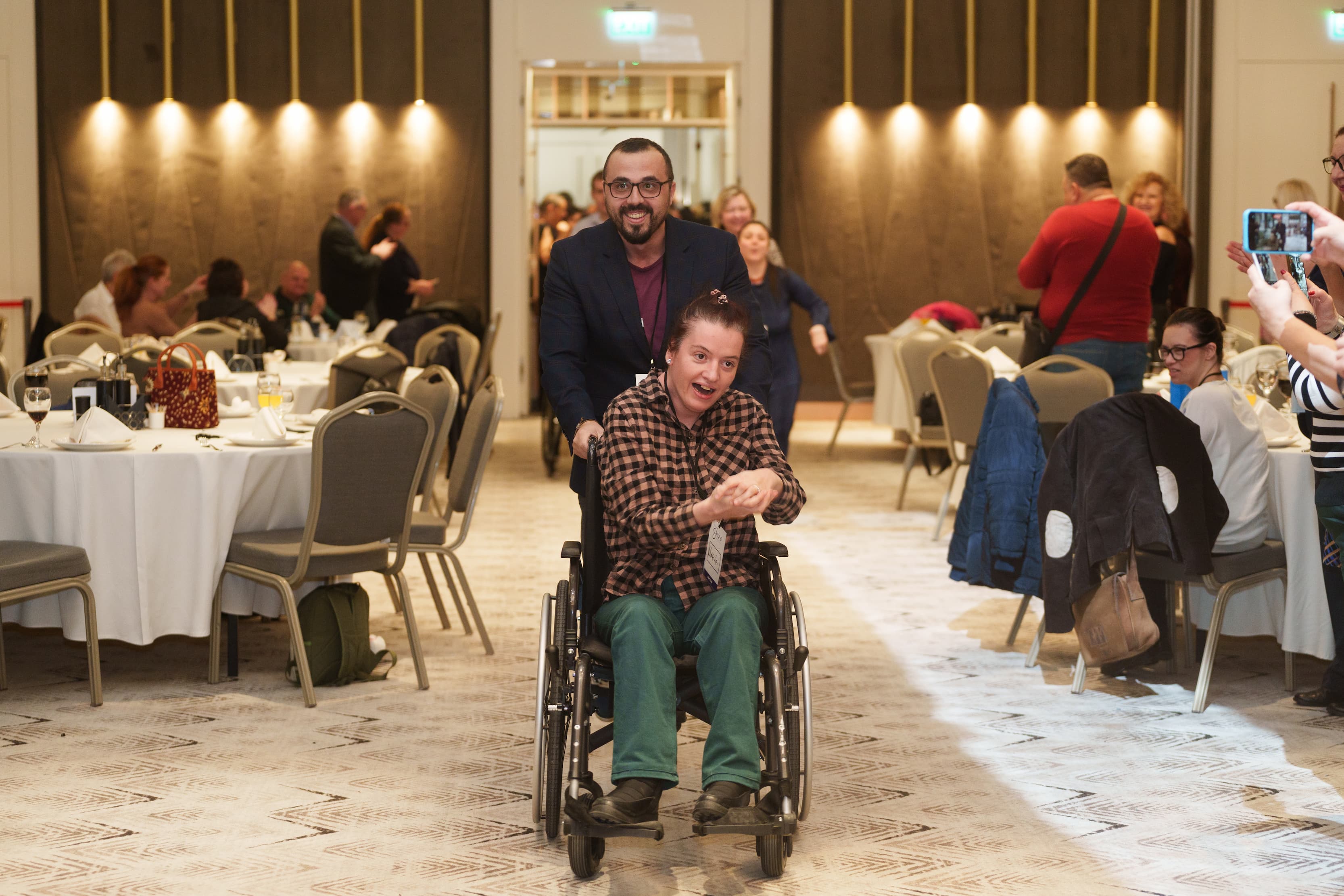 Honored guests at Night to Shine